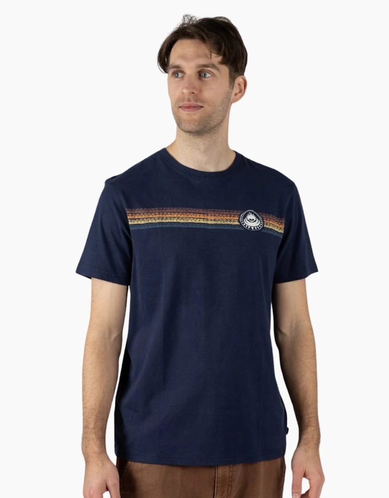 Saltrock Mens Tribal Stripe Short Sleeve T-Shirt