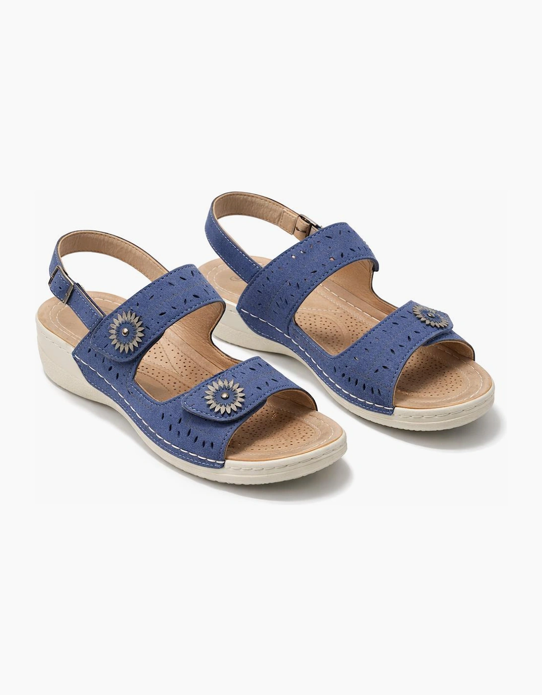 Ladies Sandals Navy Blue