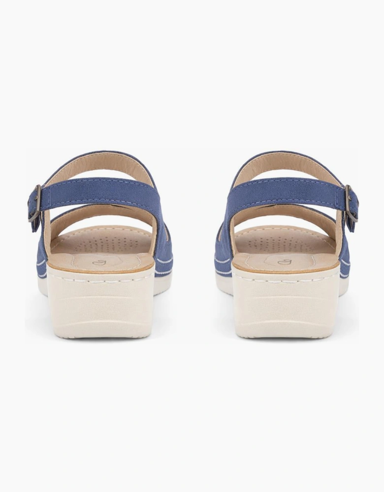 Ladies Sandals Navy Blue