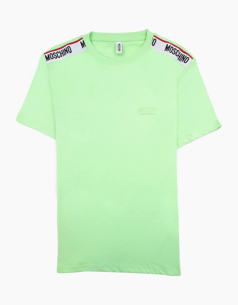 Moschino Underwear Tape Logo T-shirt Green 0449