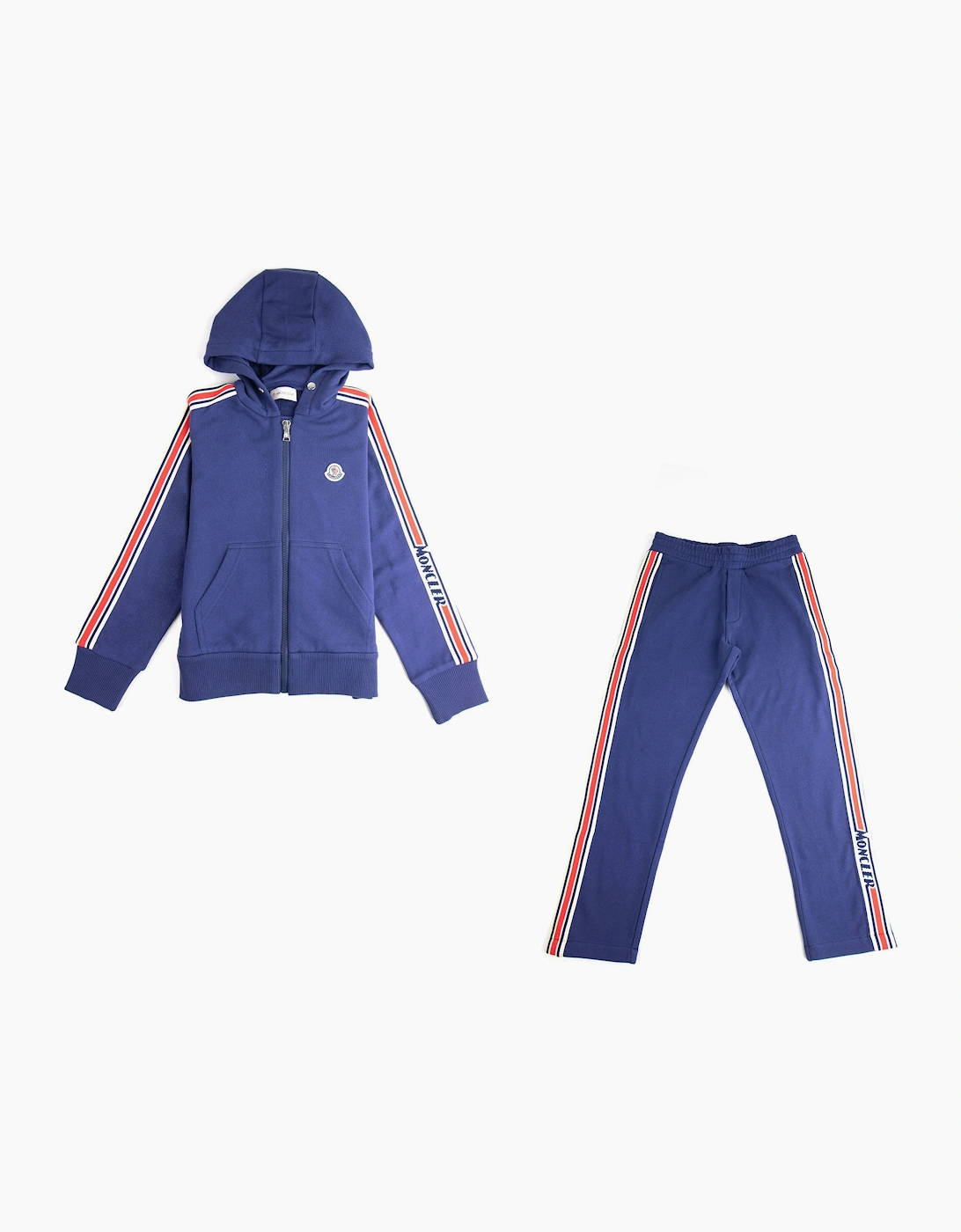 Moncler Junior Maglia Complete Tracksuit Dark Blue 749, 3 of 2