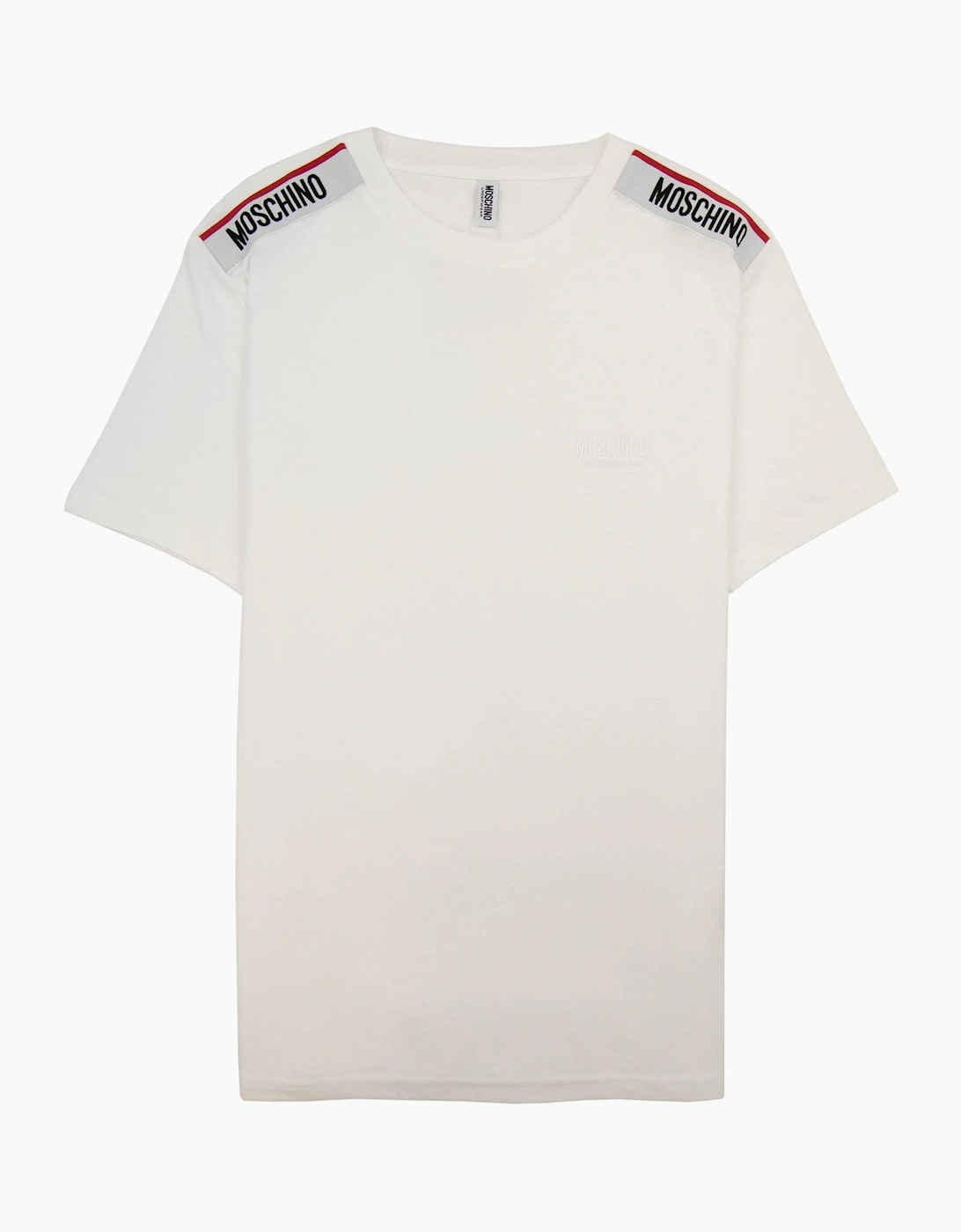 Moschino Underwear Tape Logo T-shirt White