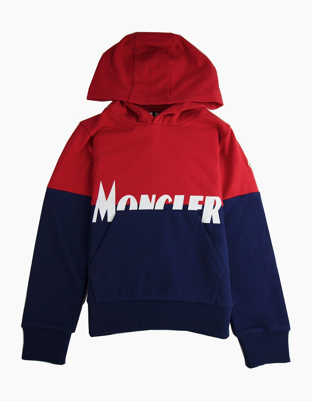 Moncler Junior Maglia Con Cappuccino Hooded Sweatshirt Red 456, 4 of 3
