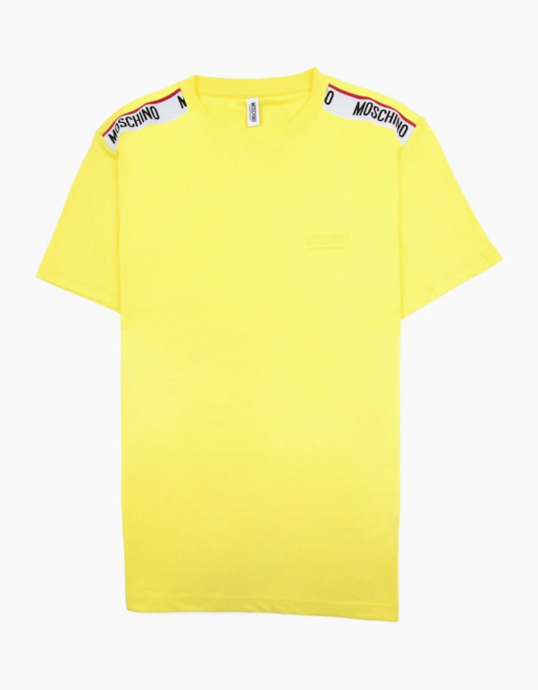 Moschino Underwear Tape Logo T-shirt Yellow 0021