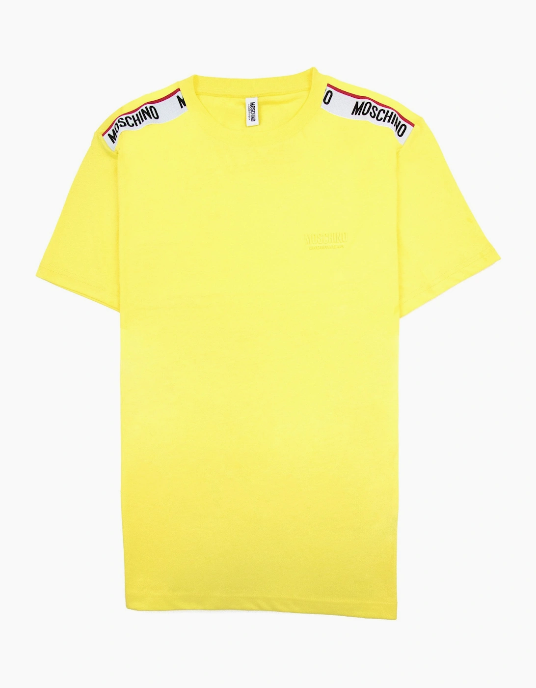 Moschino Underwear Tape Logo T-shirt Yellow 0021