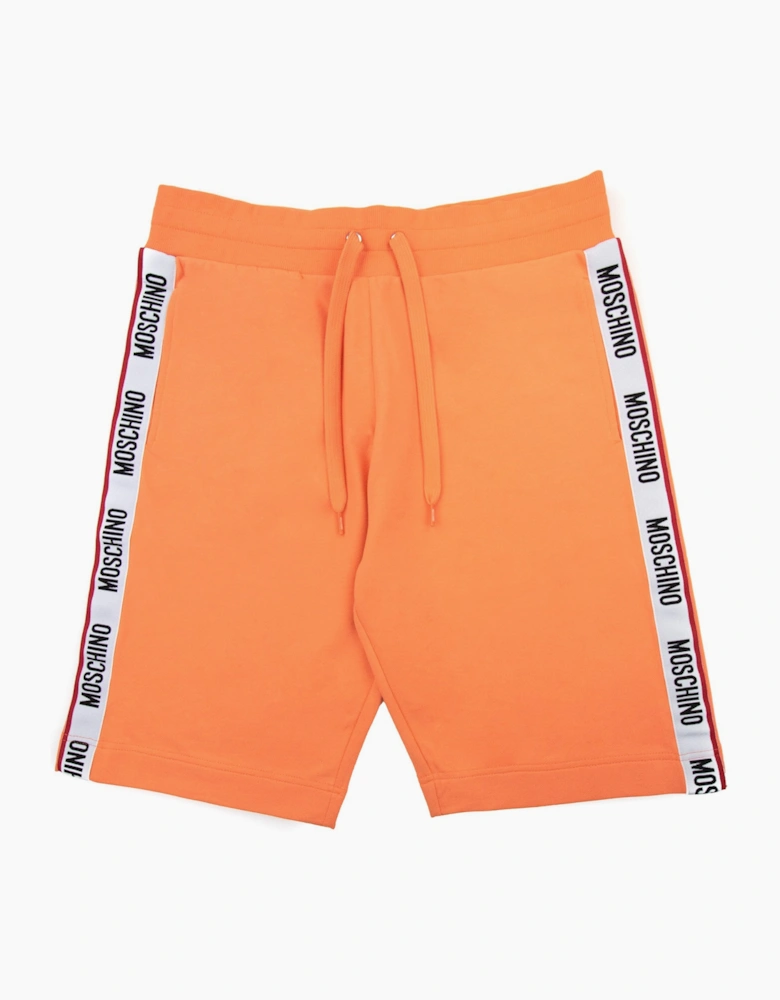 Moschino Underwear Logo Tape Shorts Orange 0035