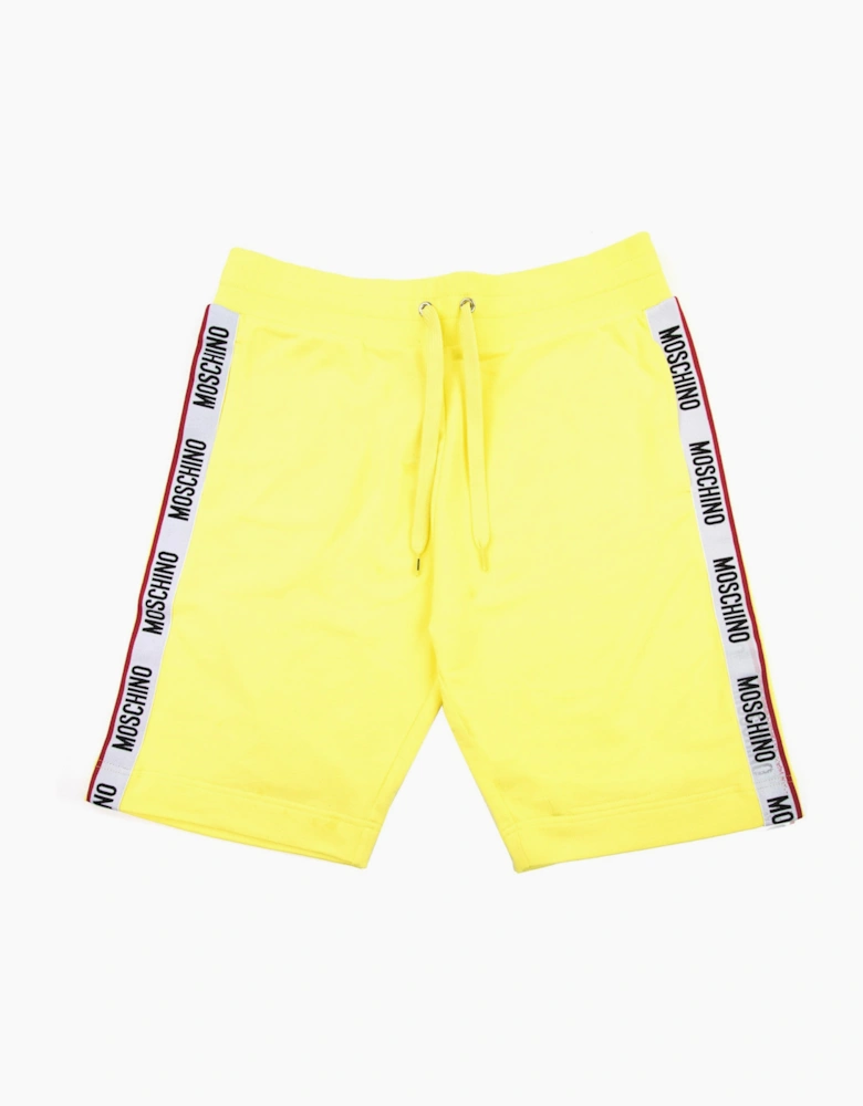 Moschino Underwear Logo Tape Shorts Yellow 0021