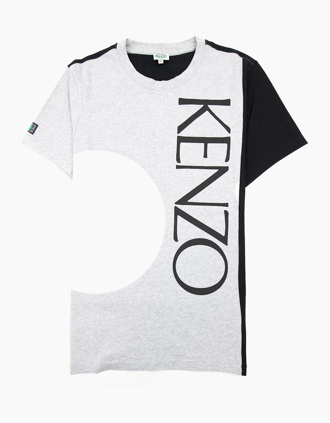 Kenzo New Signature Logo T Shirt Grey