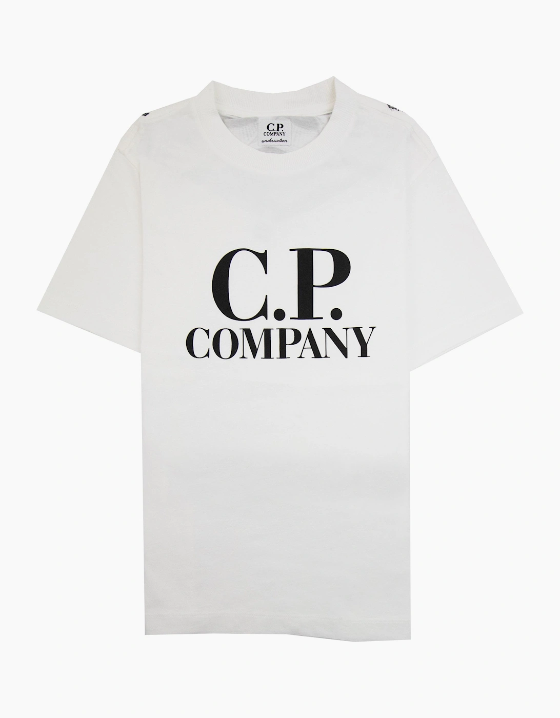 Cp Company Undersixteen Chest Logo Back Goggle T-shirt White 103, 6 of 5