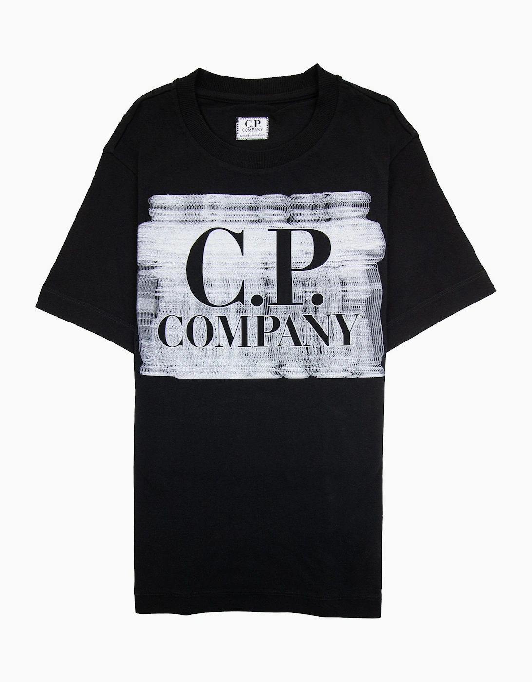 Cp Company Undersixteen 30/1 Graphic Logo T-shirt Black 999, 5 of 4