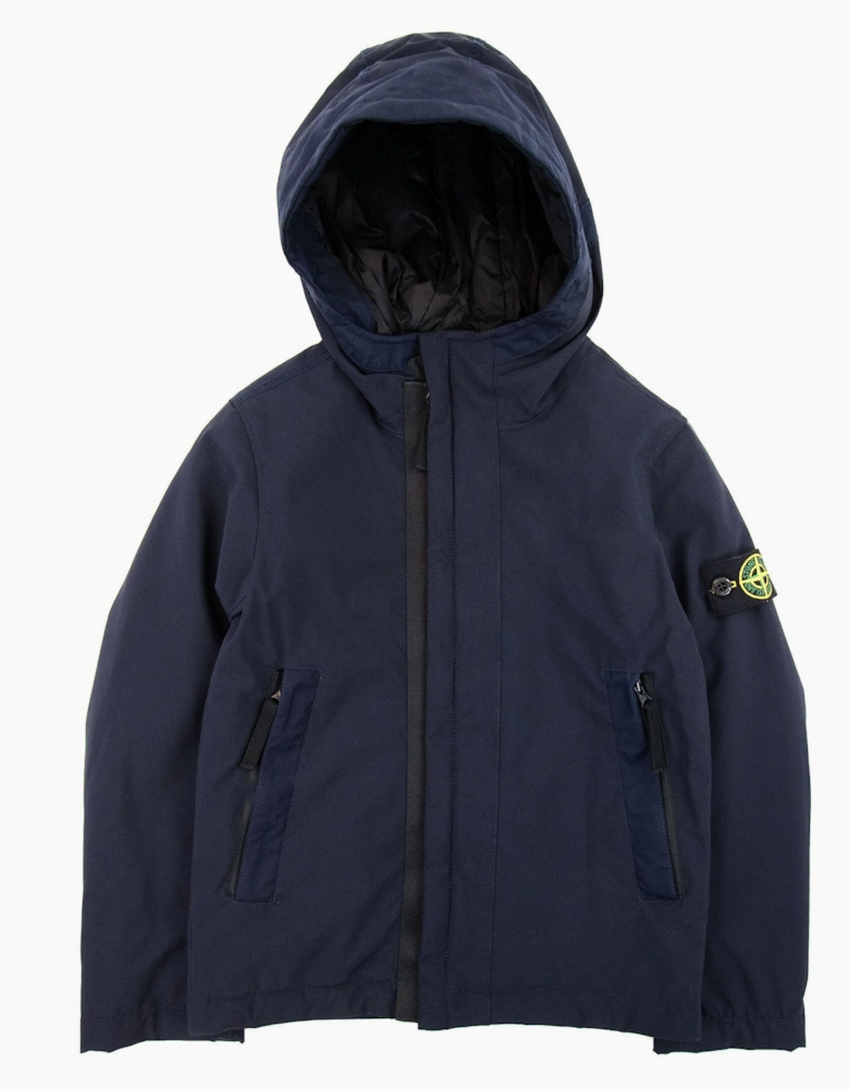 Stone Island Junior Softshell Prima Jacket Navy V0020