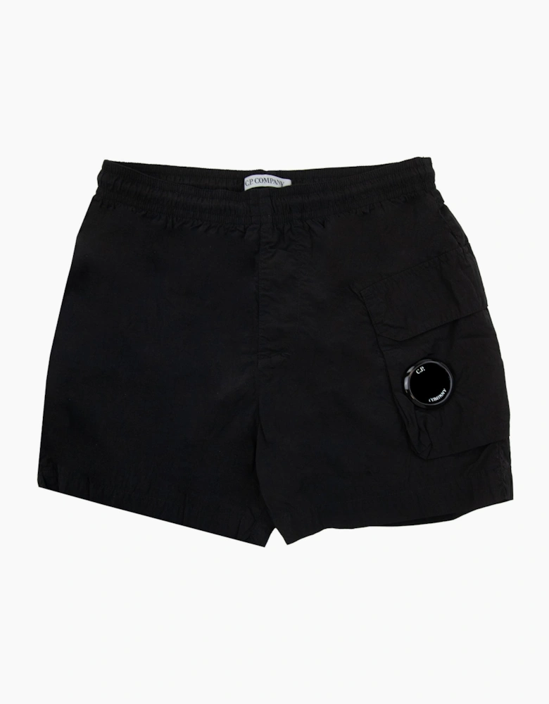 Cp Company Undersixteen Chrome-r Lense Cargo Swim Shorts Black 999