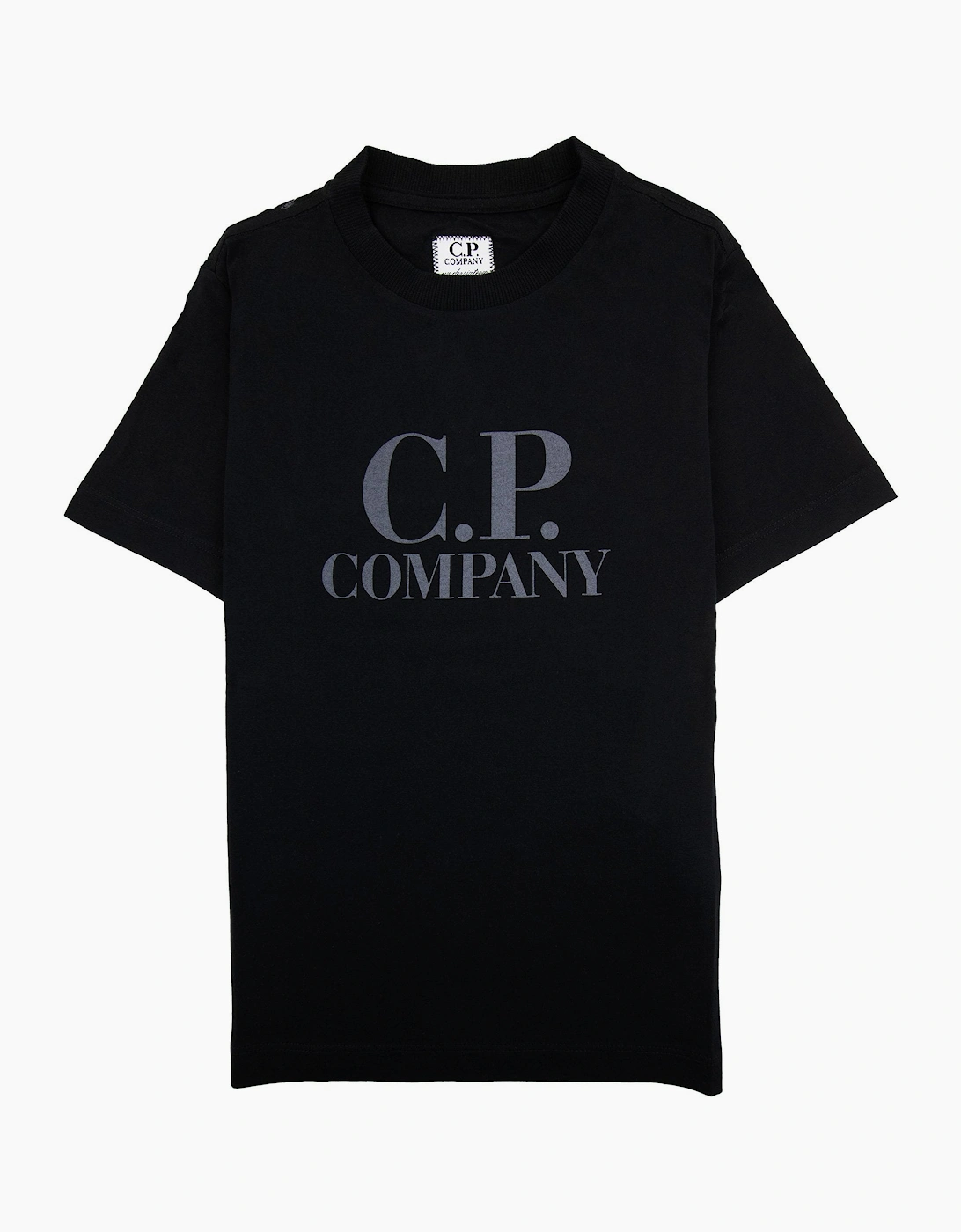 Cp Company Undersixteen Chest Logo Back Goggle T-shirt Black 999, 6 of 5