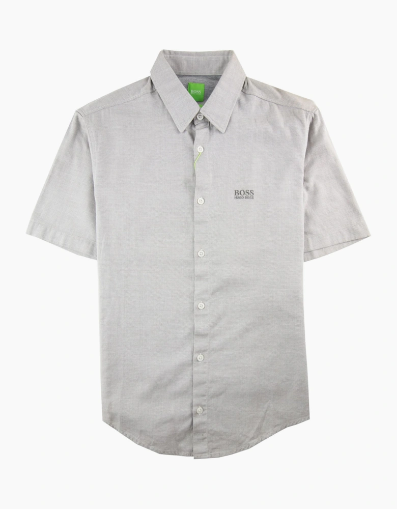 Hugo Boss C-busterino Short Sleeve Shirt Brown