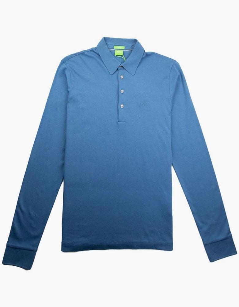Hugo Boss C-Paderna 30 Long Sleeve Polo Sky Blue