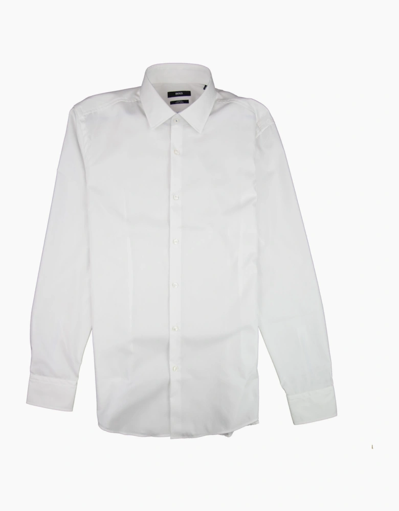 Hugo Boss Slim Fit Stretch Shirt White