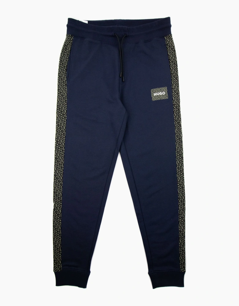 Hugo Dacino Side Logo Tracksuit Pants Dark Blue 405