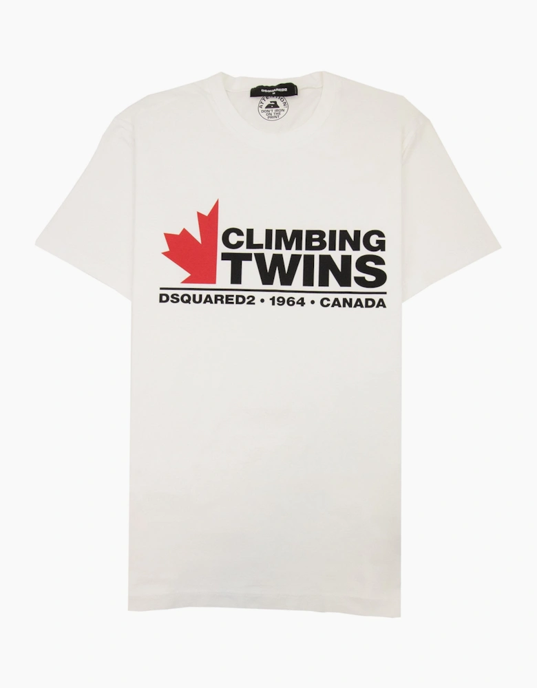 Dsquared2 Climbing Twins T-shirt White