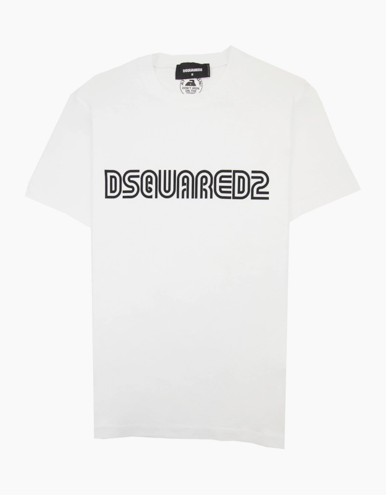Dsquared2 D2 Outline Cool Tee White