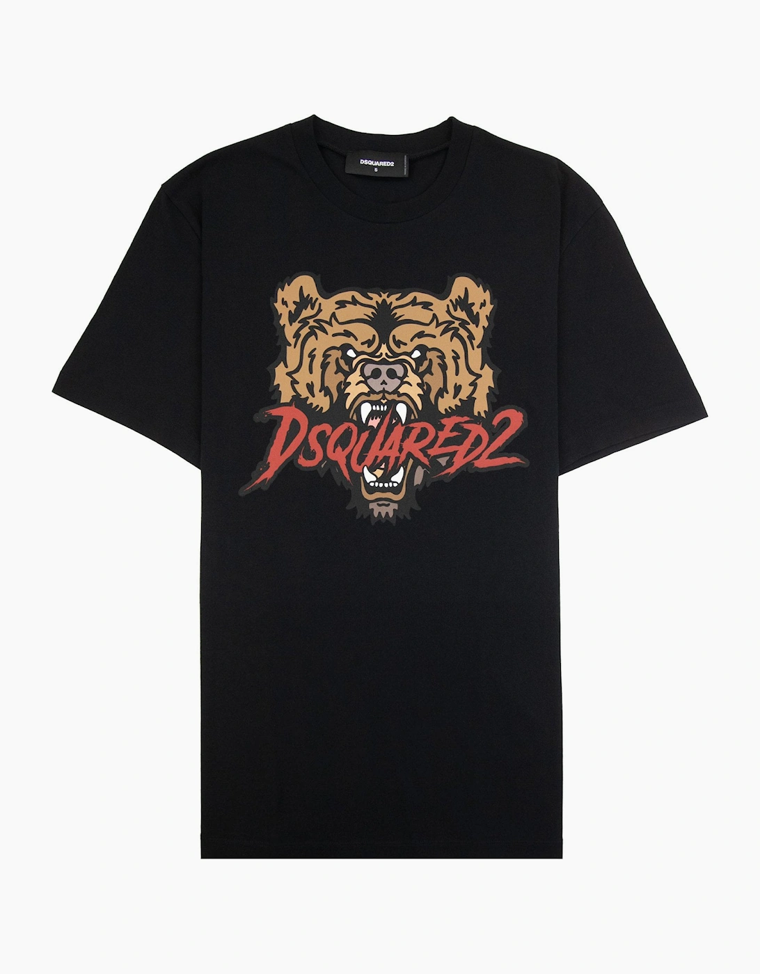 Dsquared2 Men's Dsquared2 Bear Logo Cool Fit T Shirt Black 900