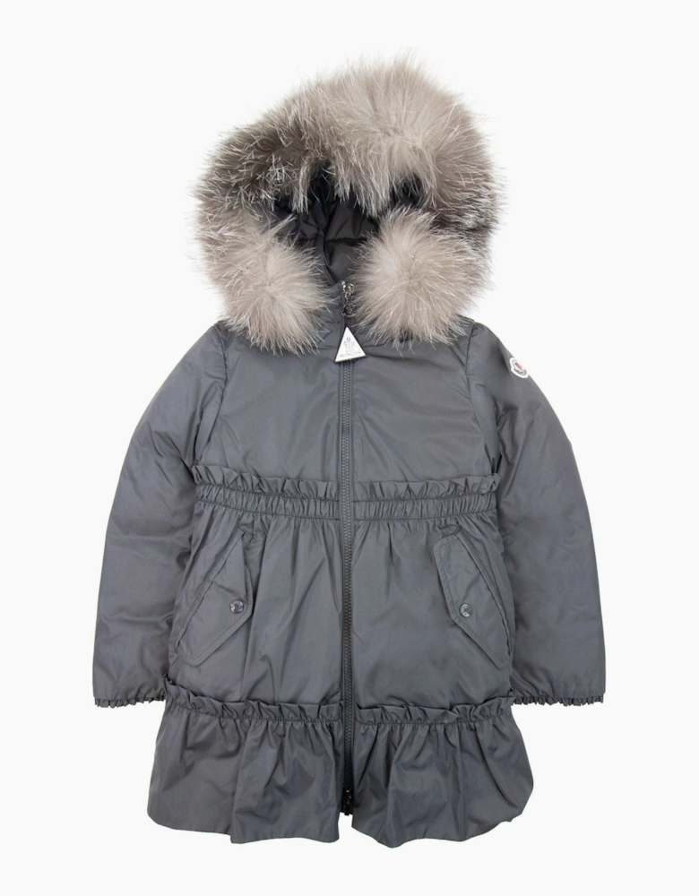 Moncler Junior Tourterelle Down Jacket Grey 927