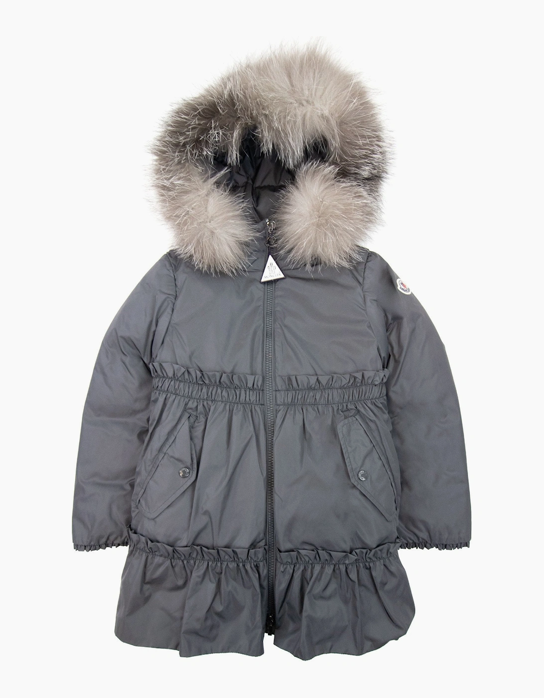 Moncler Junior Tourterelle Down Jacket Grey 927, 6 of 5