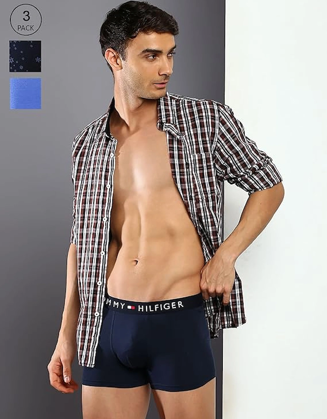 Tommy Hilfiger Mens Trunks 3 Pack Soft Trunks, 7 of 6