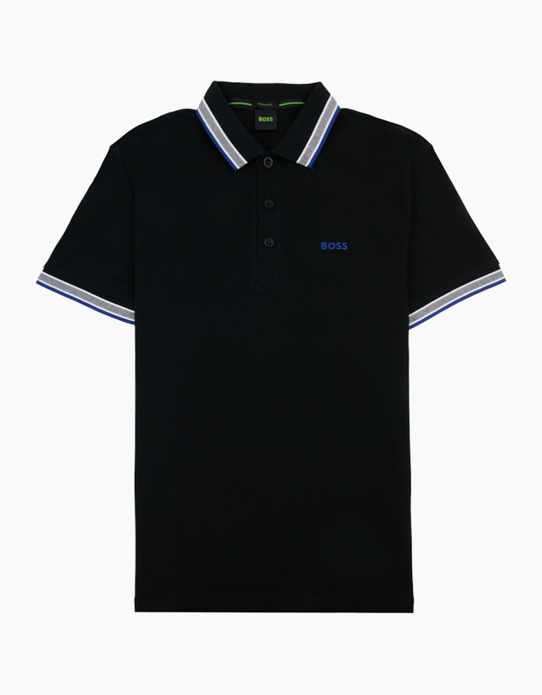 Hugo Boss Paddy Embroidered Logo Polo Black 009