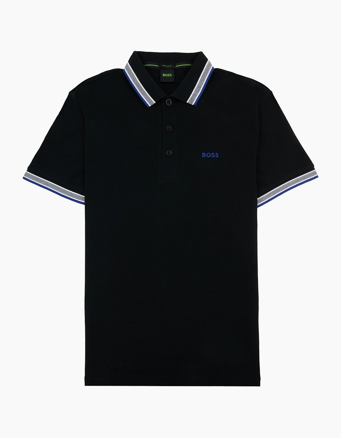 Hugo Boss Paddy Embroidered Logo Polo Black 009
