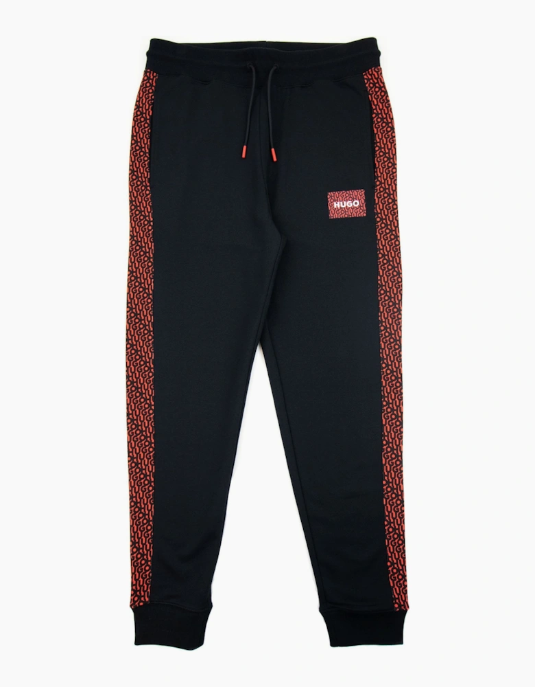 Hugo Dacino Side Logo Tracksuit Pants Black 001