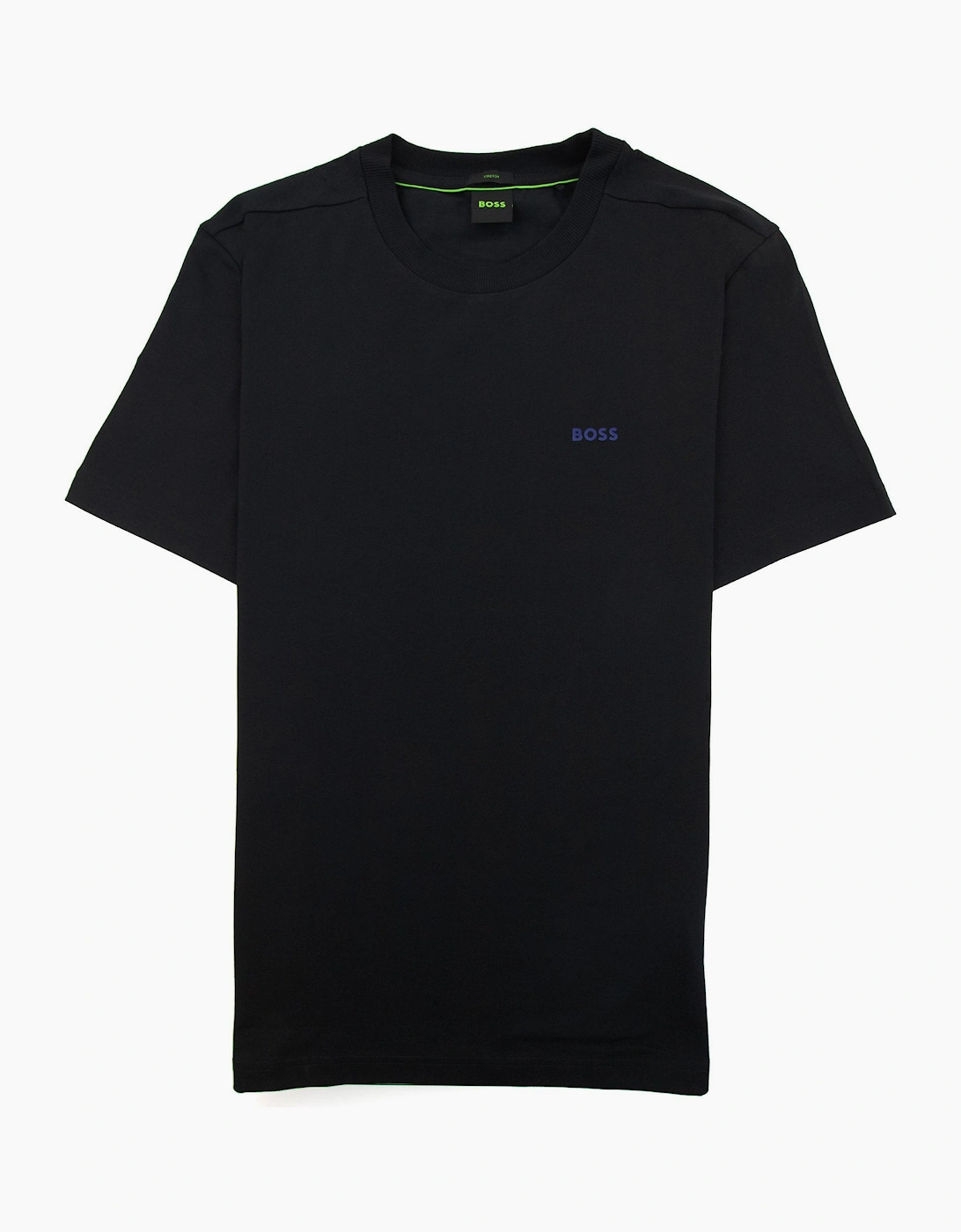 Hugo Boss Contrast Printed Logo Tee Black 004