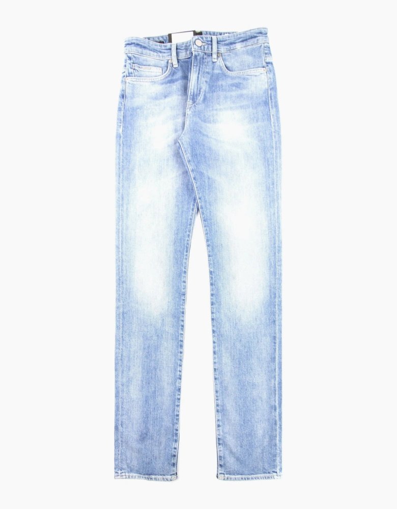 Hugo Boss Delaware 3-1 Slim Fit Mid Stonewash Jeans Blue