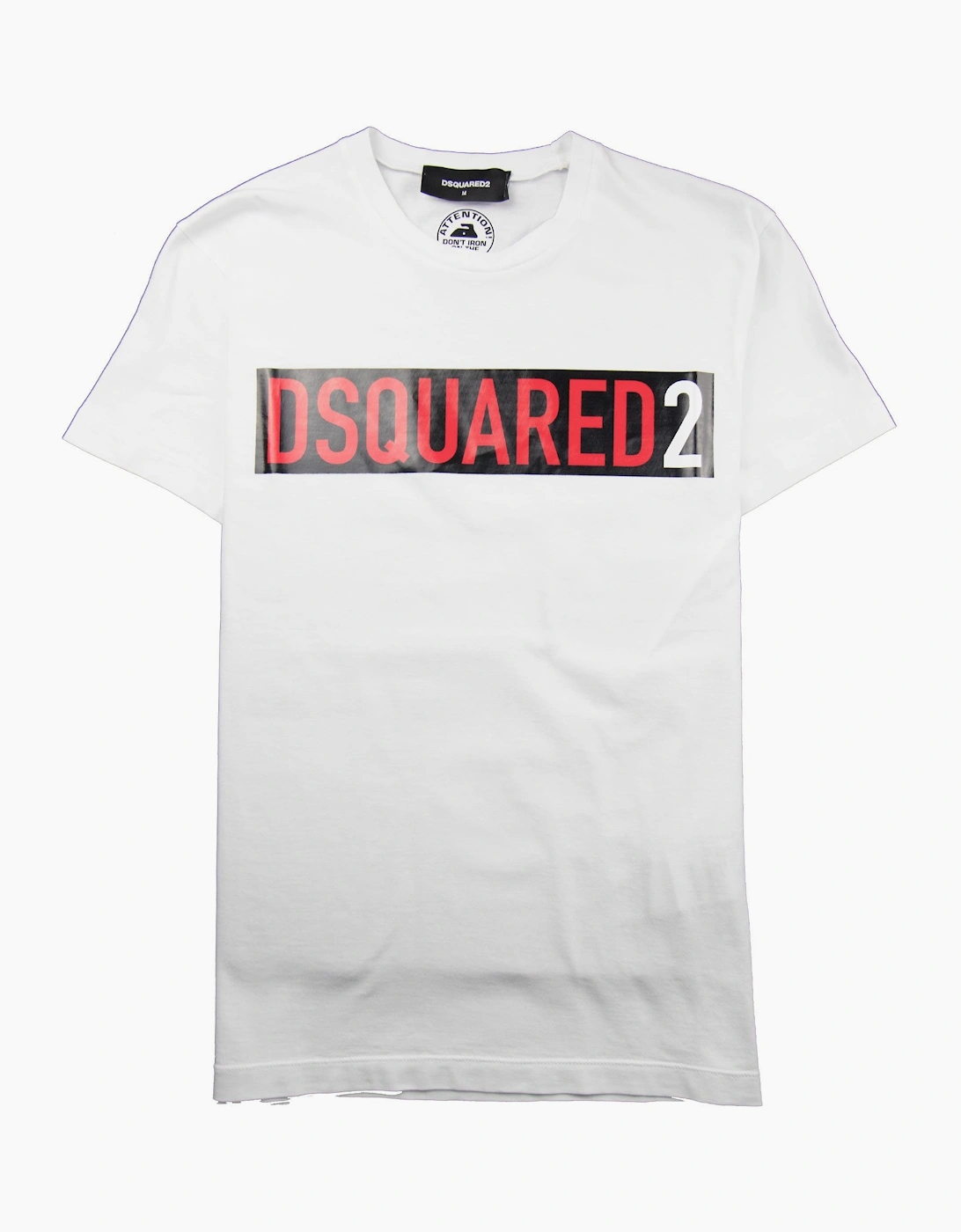 Dsquared2 Block Logo Tee White
