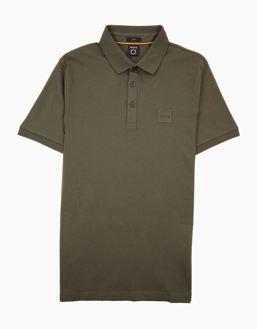 Hugo Passenger Patch Logo Polo Khaki 308, 4 of 3