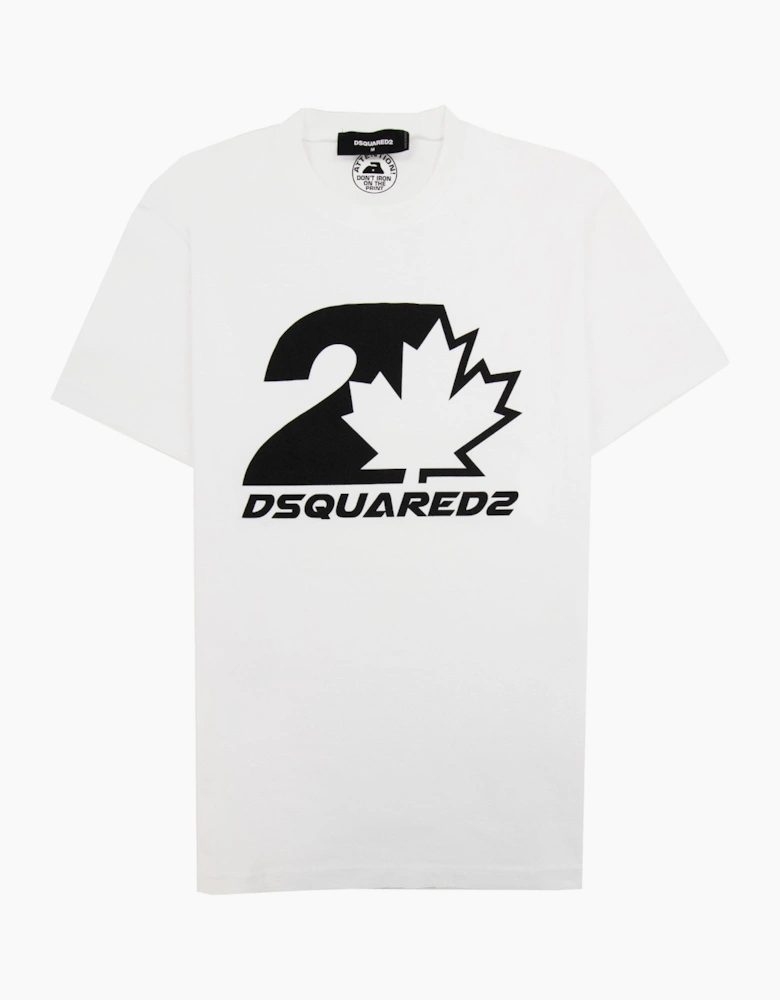 Dsquared2 Dsq2 Logo Cool T Shirt White 100