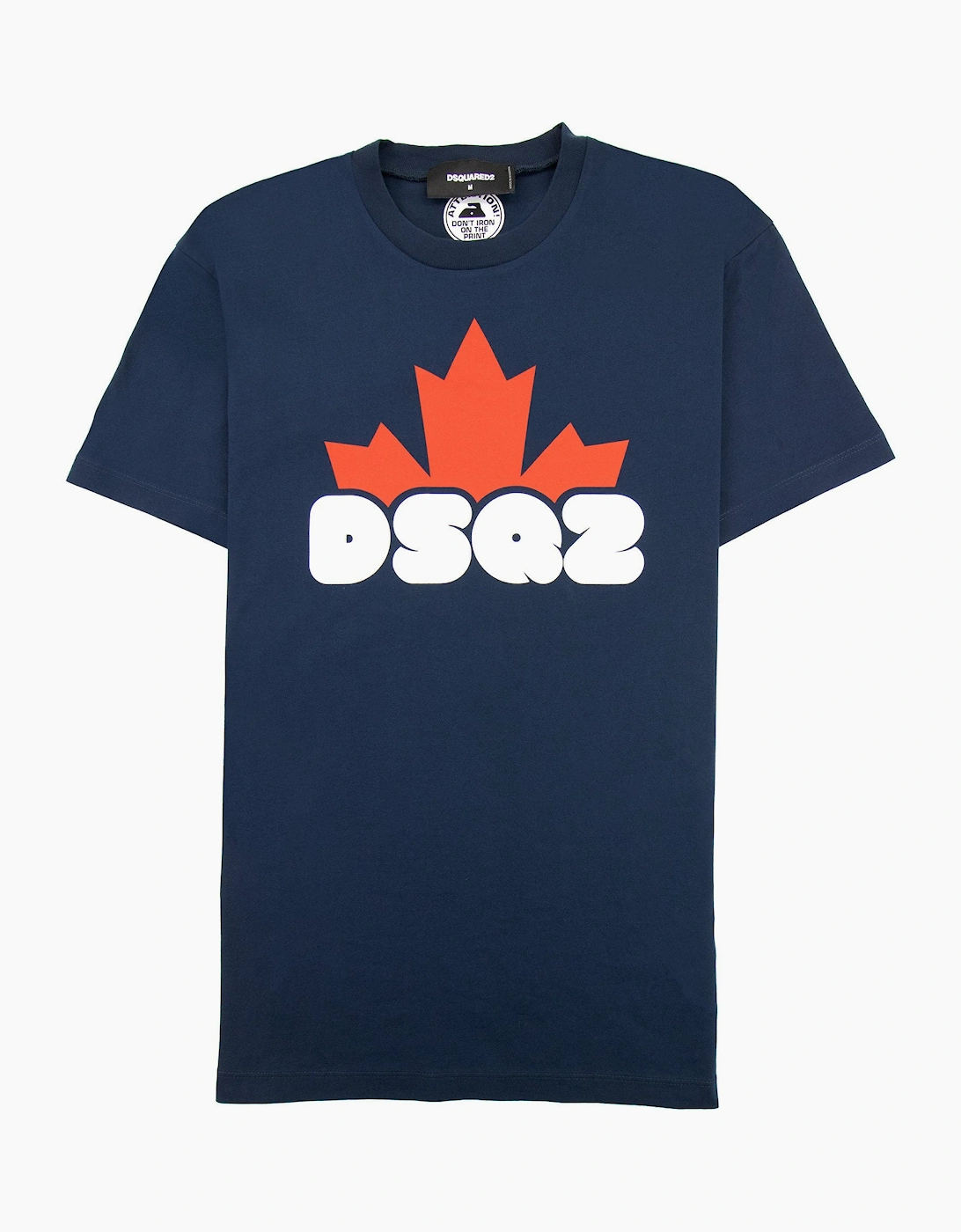 Dsquared2 Men's Dsquared2 Dsq2 Logo Print Cool T Shirt Navy 478