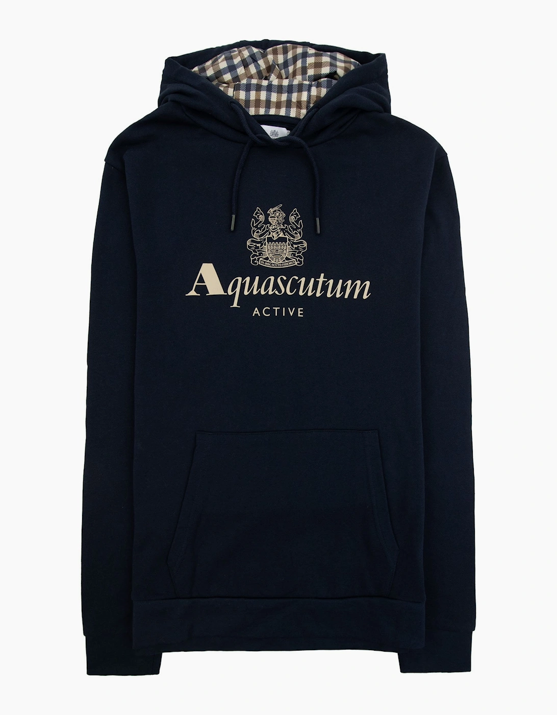Aquascutum Active Big Logo Hoodie Navy, 7 of 6