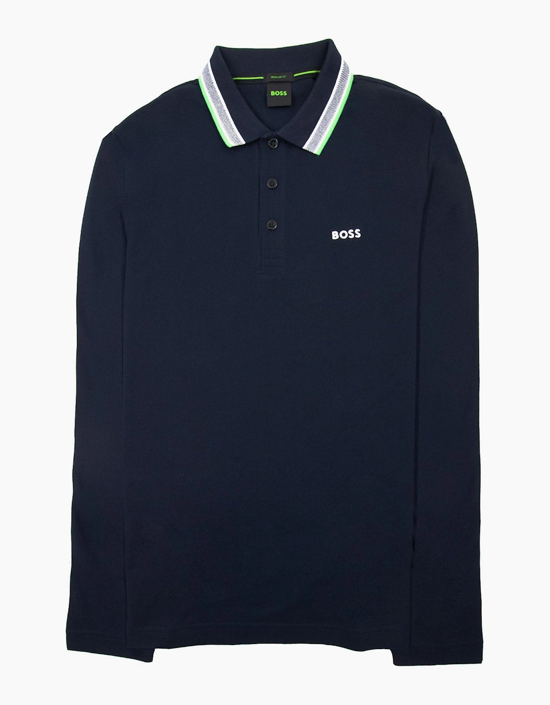 Hugo Boss Plisy Regular Fit L/s Polo Navy 404, 5 of 4