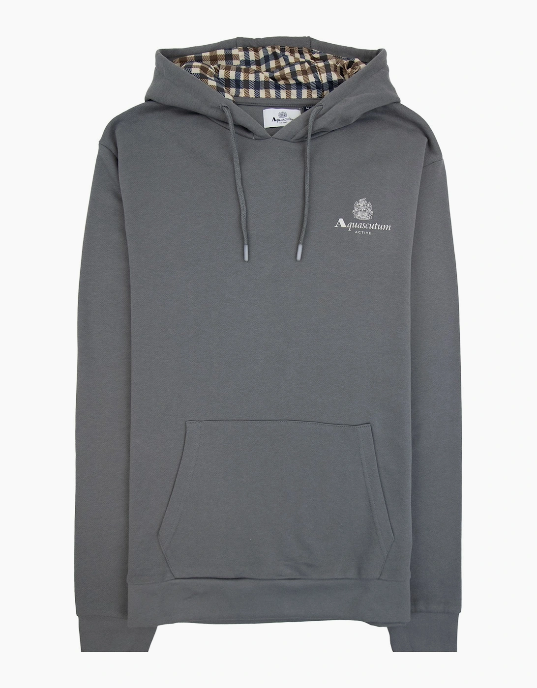 Aquascutum Active Small Logo Hoodie Charcoal, 6 of 5
