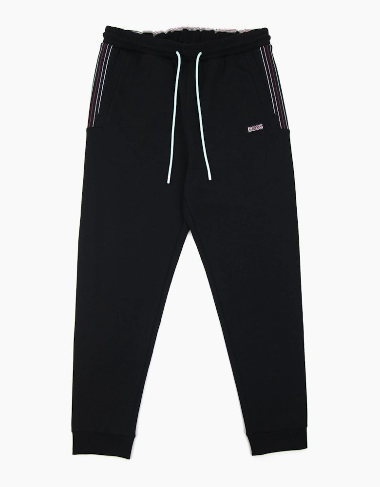 Hugo Boss Hadiko 1 Multi Coloured Stripe Bottoms Black 001