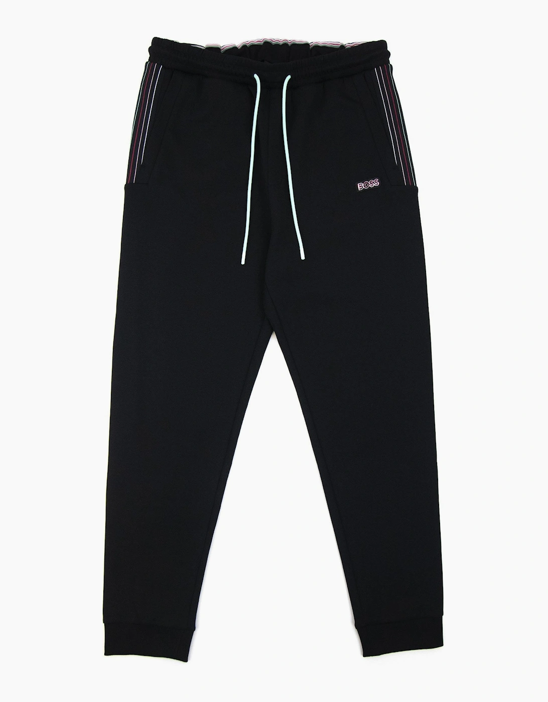 Hugo Boss Hadiko 1 Multi Coloured Stripe Bottoms Black 001