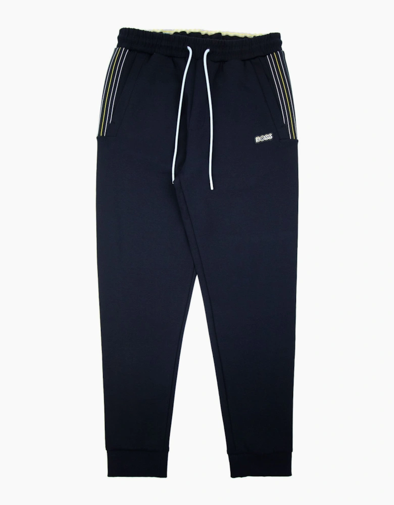 Hugo Boss Hadiko 1 Multi Coloured Stripe Bottoms Dark Navy 402