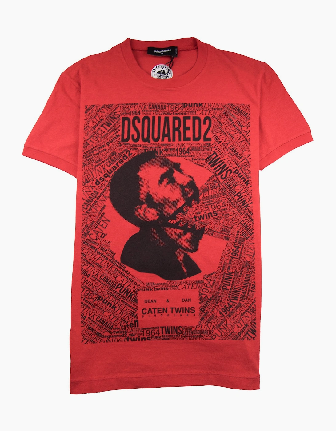 Dsquared2 Caten Twins Mouth Tee Red
