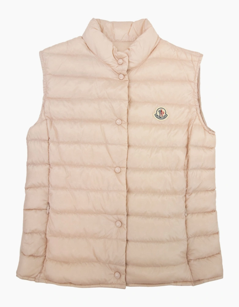Moncler Women Liane Down Gilet Light Pink 529