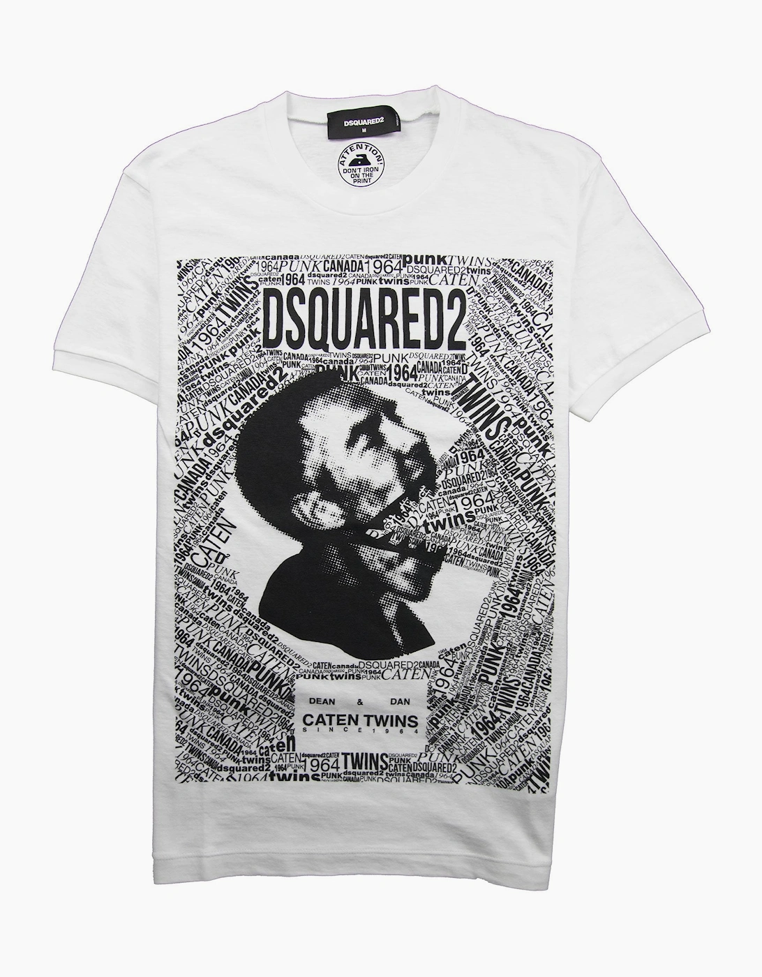 Dsquared2 Caten Twins Mouth Tee White