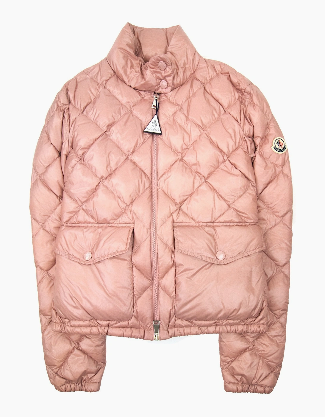 Moncler Women Binic Short Down Jacket Light Pink 510