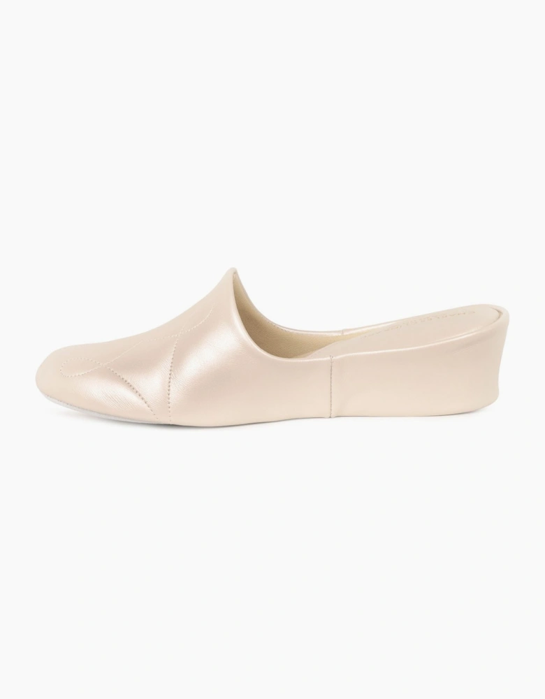 Dulcie Leather Ladies Slippers