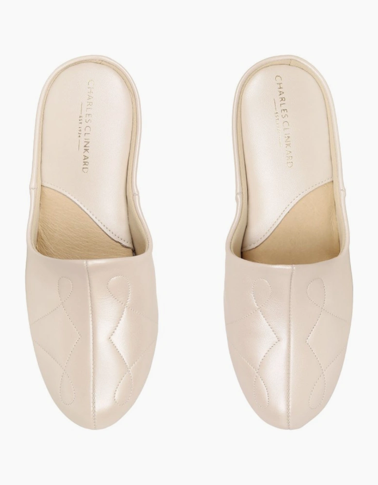 Dulcie Leather Ladies Slippers