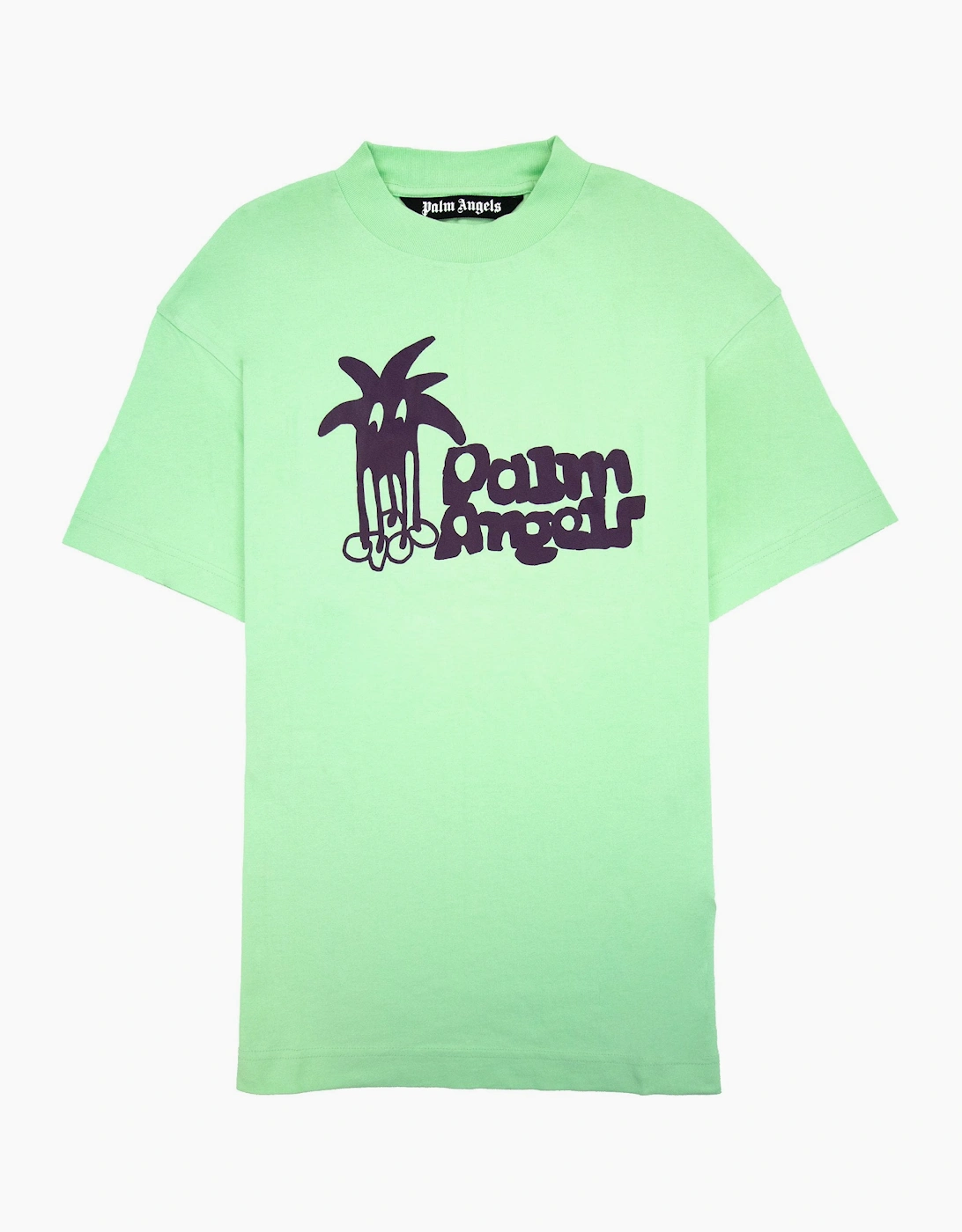 Palm Angels Douby Classic T Shirt Light Green Purple