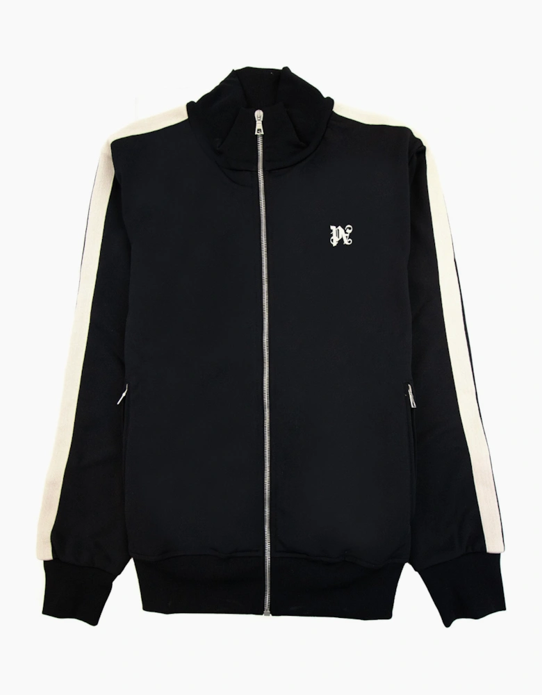 Palm Angels Pa Monogram Classic Track Jacket Black/off White